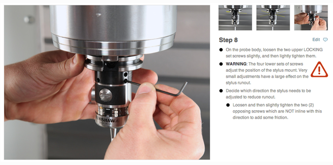 An example of a step.